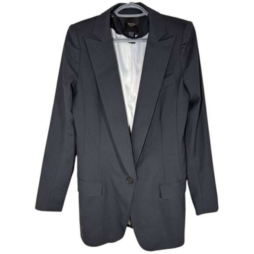 Smythe Les Vestes Wool Made in Canada Blazer size 4
